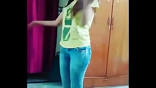 Dancing indian girl
