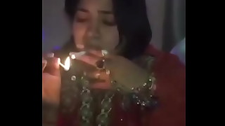 Indian d&period girl dirty talk with smoking smoking